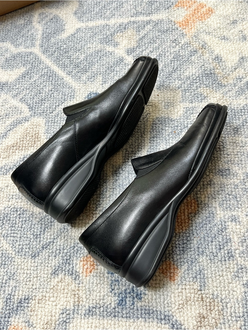 Semler’s (Germany) Women's Black Slip-On Leather Loafers